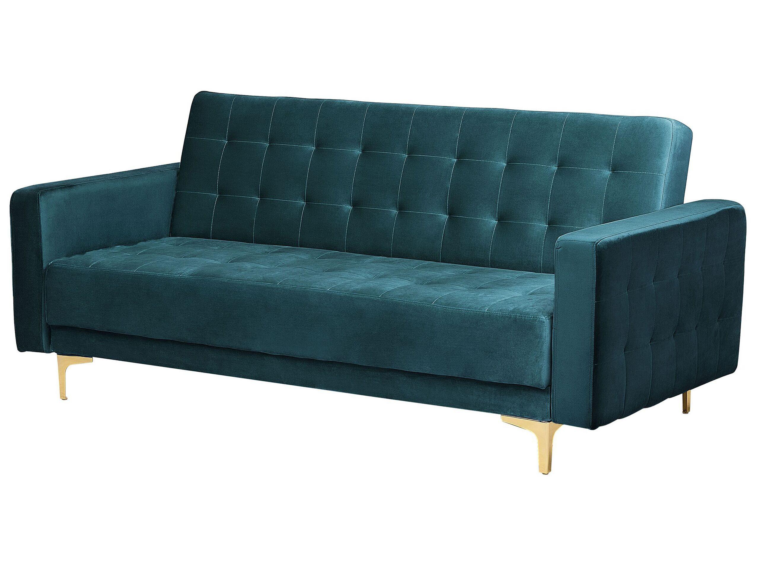 Beliani 3 Sitzer Sofa aus Samtstoff Modern ABERDEEN  