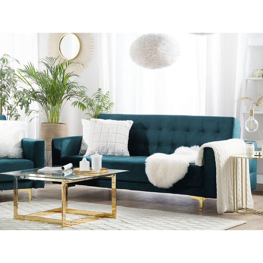 Beliani 3 Sitzer Sofa aus Samtstoff  ABERDEEN  
