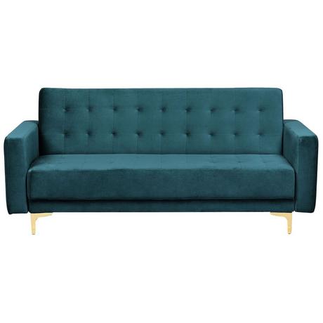 Beliani 3 Sitzer Sofa aus Samtstoff Modern ABERDEEN  