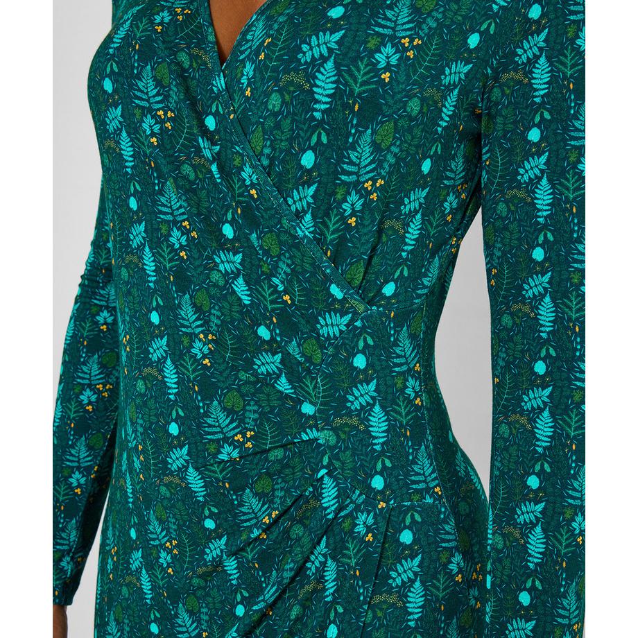 Joe Browns Robe longueur genou imprimé feuillage Petite  