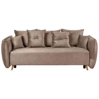 Beliani Schlafsofa aus Samtstoff Modern VALLANES  