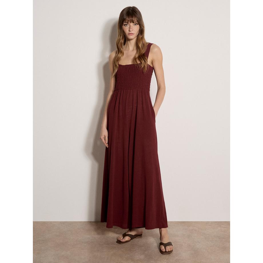 Jumpsuit aus Jersey mit weitem Bein