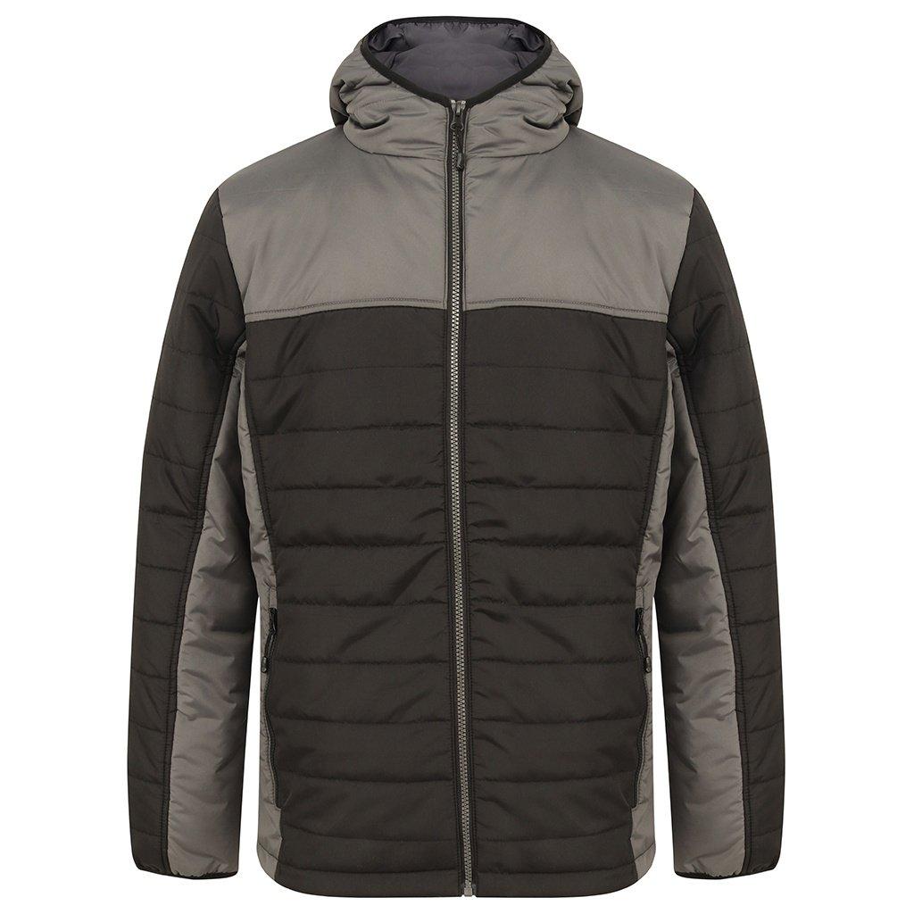 Image of Kontrast Padded Jacket Herren Schwarz S