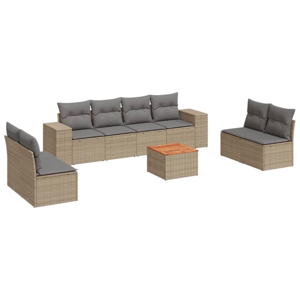 VidaXL Garten sofagarnitur poly-rattan  