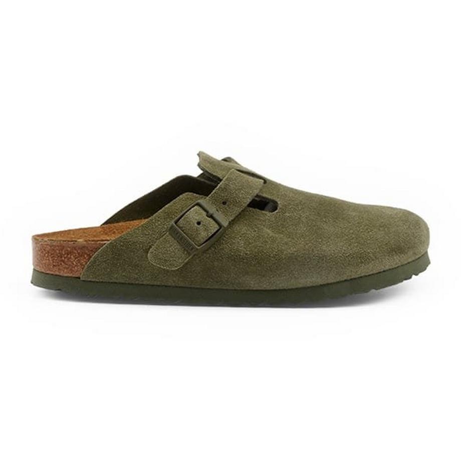 BIRKENSTOCK Boston Suede Leather Clogs  