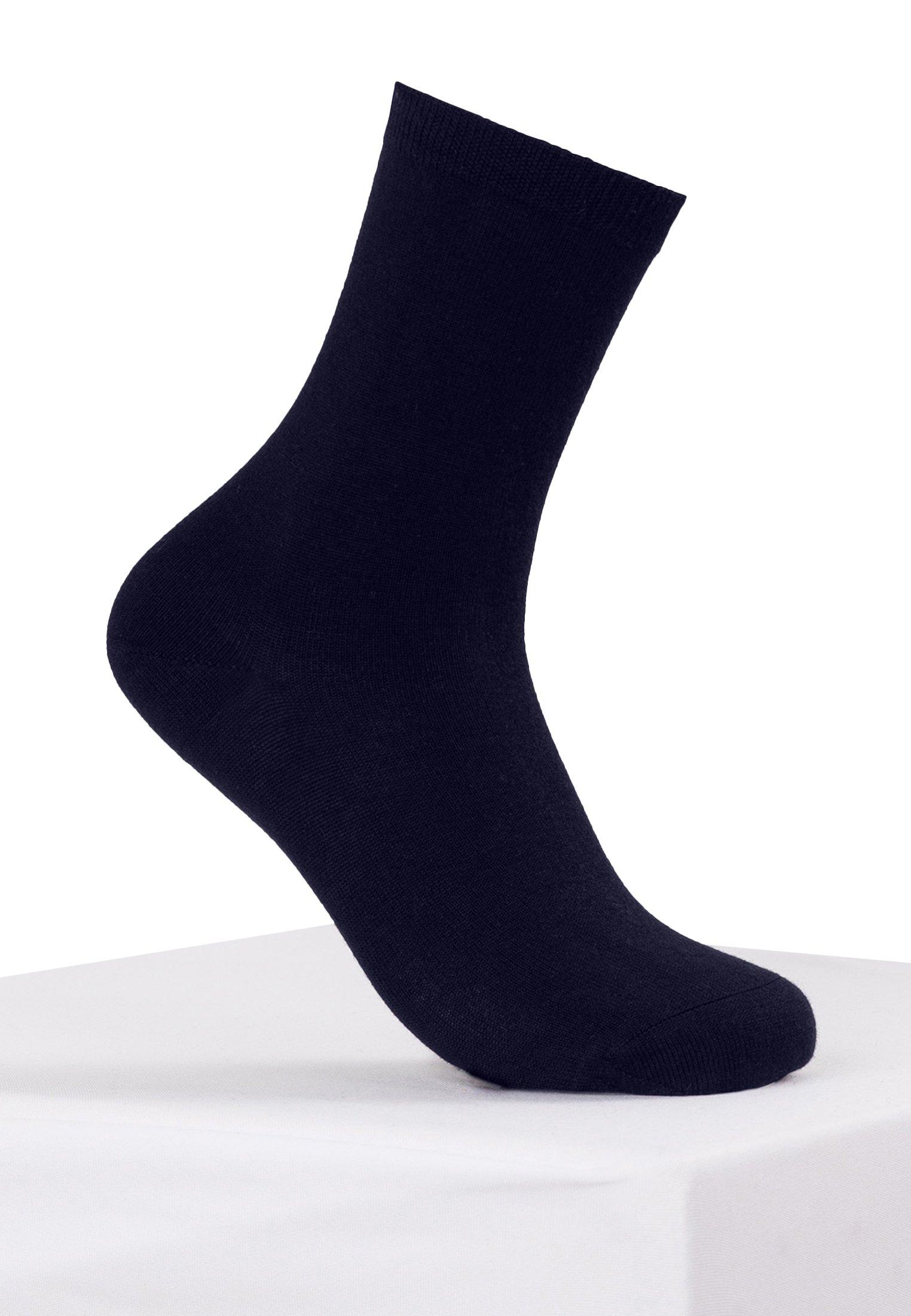 Image of Kaschmir Alltagssocken Damen Blau 39-42