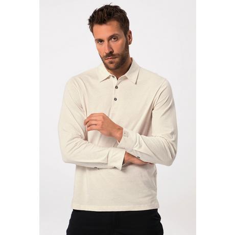 JP1880  Maglia polo con maniche lunghe con polsini e cotone biologico certificato secondo il GOTS 