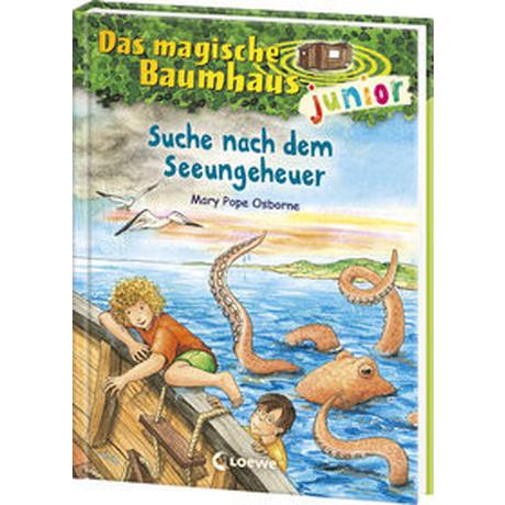 Das magische Baumhaus junior (Band 36) - Suche nach dem Seeungeheuer Pope Osborne, Mary; Loewe Erstlesebücher (Hrsg.); Knipping, Jutta (Illustrationen) Gebundene Ausgabe 