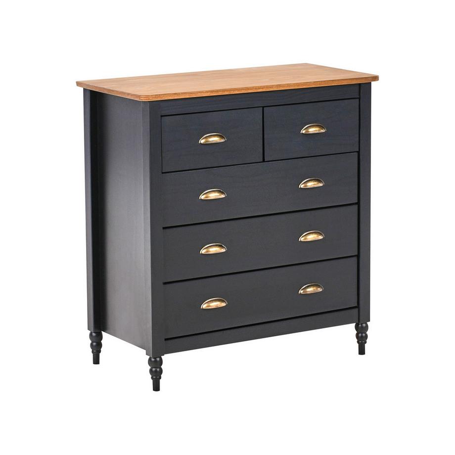 Cassettiera a 5 cassetti en Legno di pino Classico SHILLINGTON