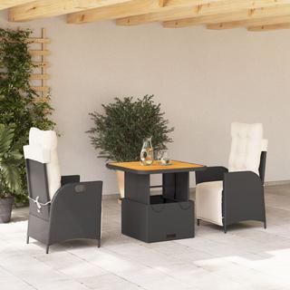 VidaXL set da pranzo da giardino Polirattan  