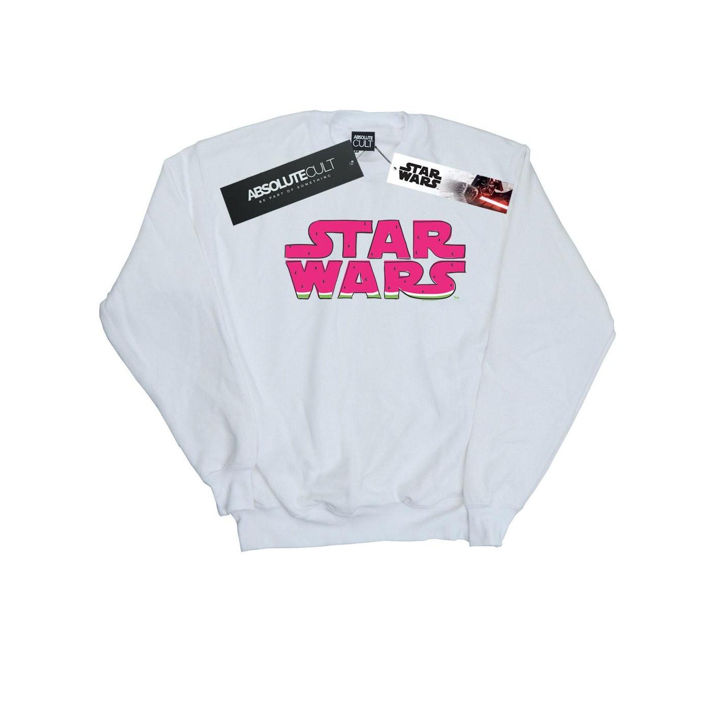 Image of Watermelon Logo Sweatshirt Damen Weiss S