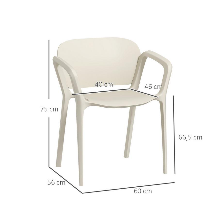 Outsunny Chaises de balcon  