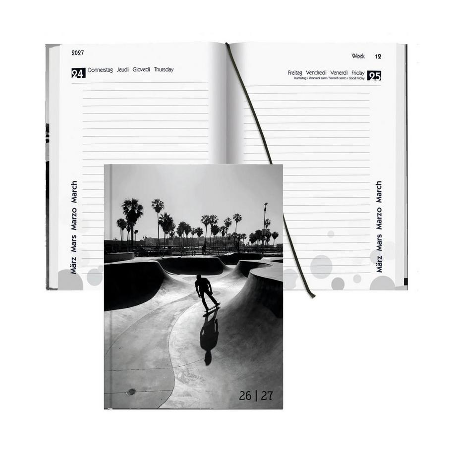 Agenda scolaire mydiary 1 jour par page, Skater