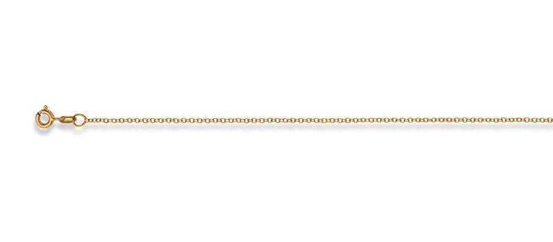 Image of Collier Anker Gelbgold 375, 1.5mm, 42cm Unisex Gelbgold 42cm