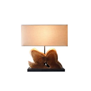 Lampe de table Luminary bois flotté naturel