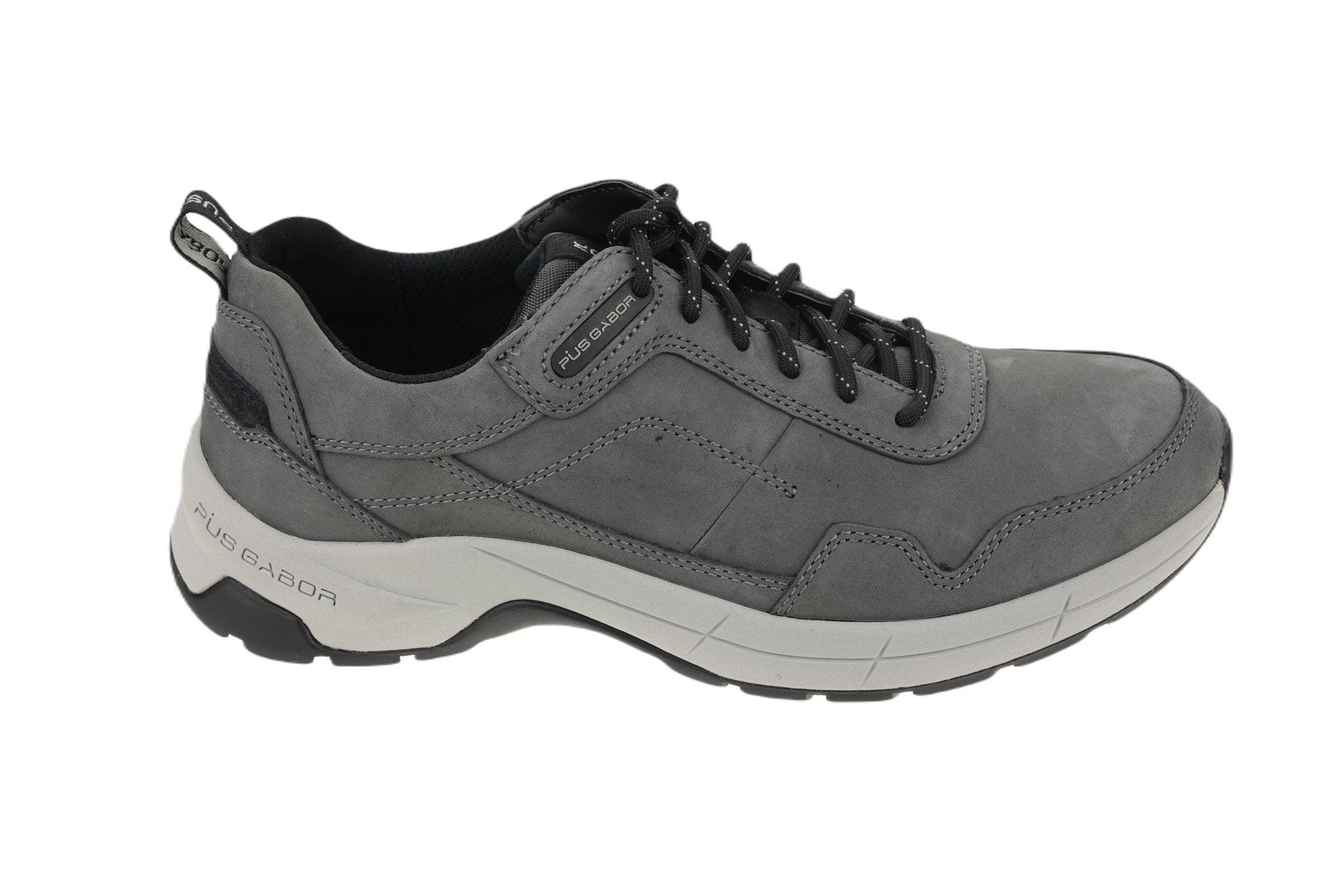 Image of Nubuk Sneaker Herren Grau 42
