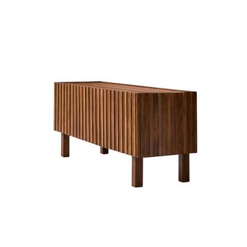 Mobile TV in legno di legno di mango massello da 140 cm Milo