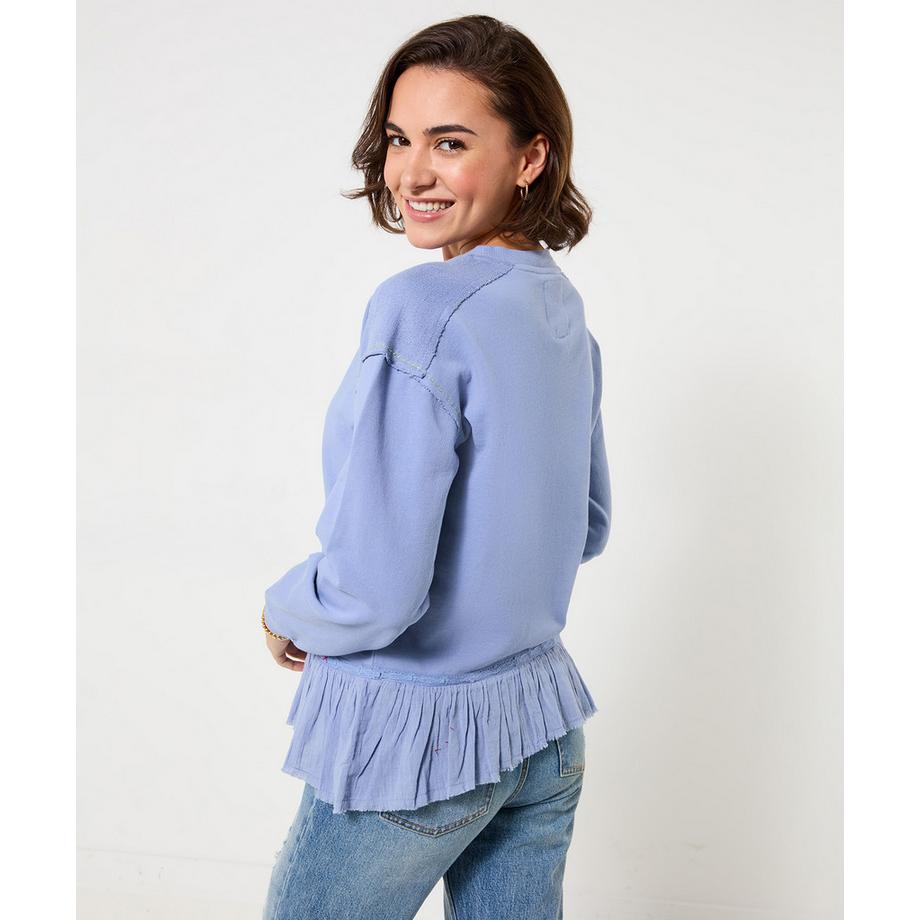 Joe Browns Sweatshirt mit Stickerei und überschnittenen Schultern  