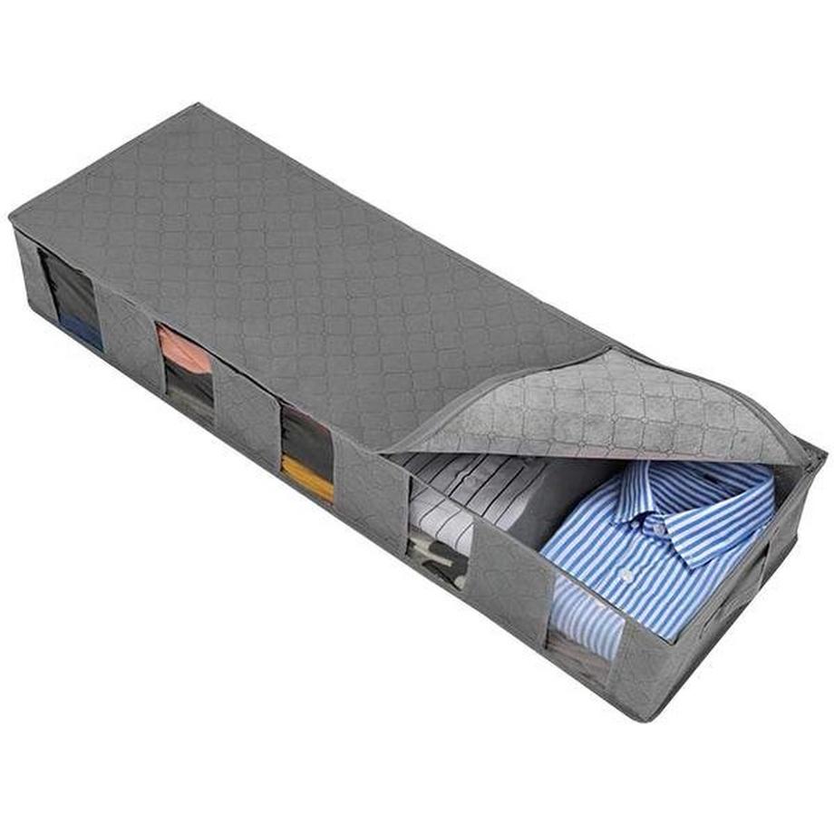 Northio Rangement vêtements, Sous le lit - Gris  