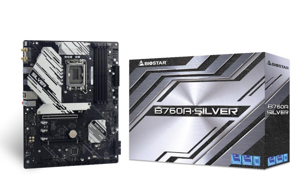 BIOSTAR  B760A-SILVER Motherboard Intel B760 LGA 1700 ATX 