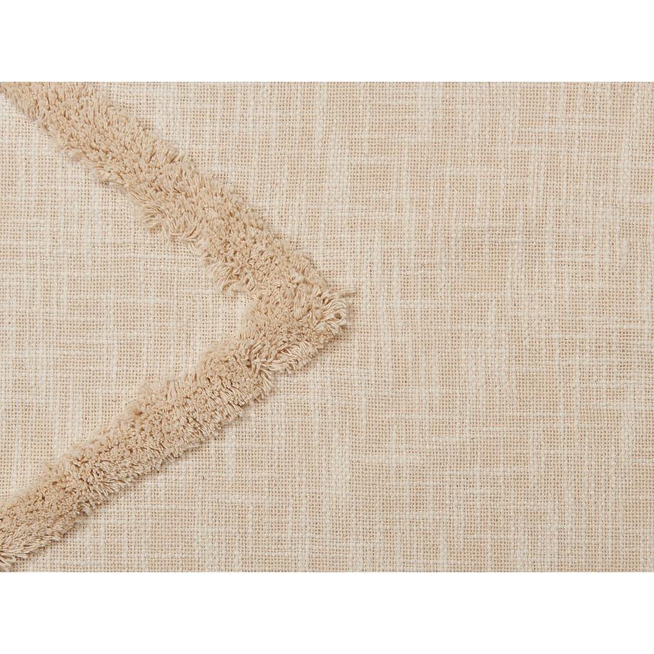 Beliani Boho Jaunpur Couverture en Coton  