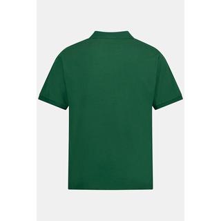 Sthuge  Maglia polo STHUGE di jersey con scollo a V e mezze maniche verde medio 