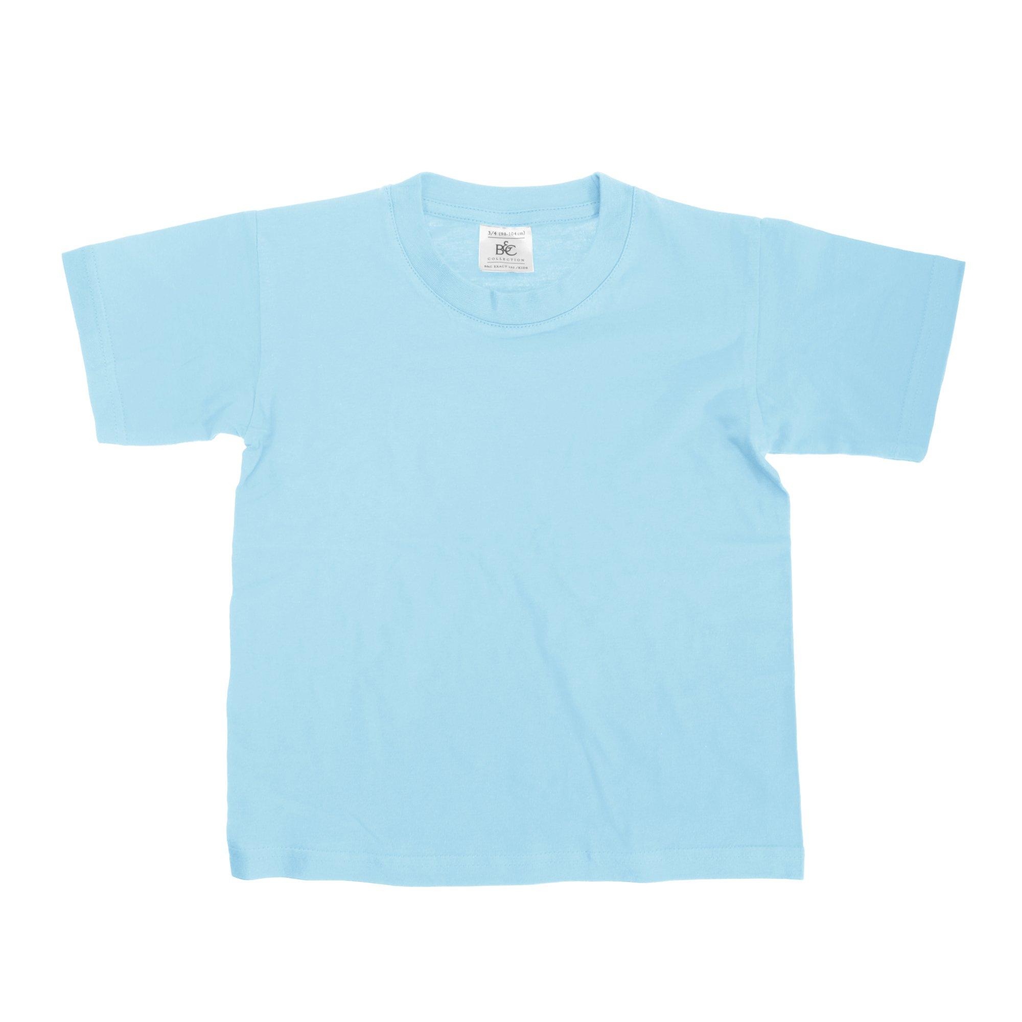 Image of B&c Tshirt, Kurzarm Mädchen Himmelblau 1-2A