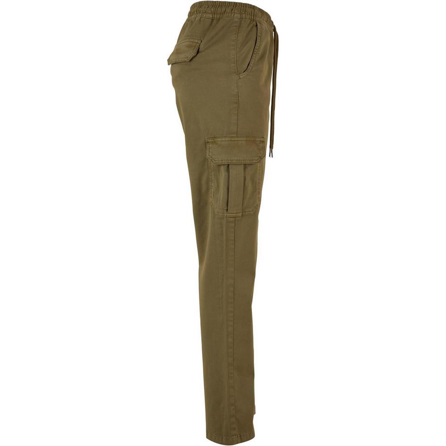URBAN CLASSICS Pantalon Cargo Taille Haute Twill  