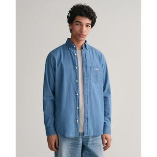 GANT  camicia indaco regular fit 