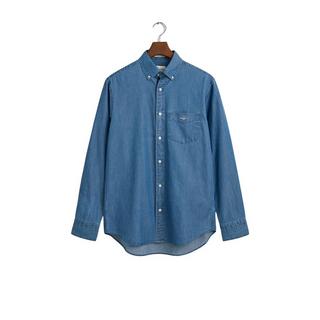 GANT  camicia indaco regular fit 