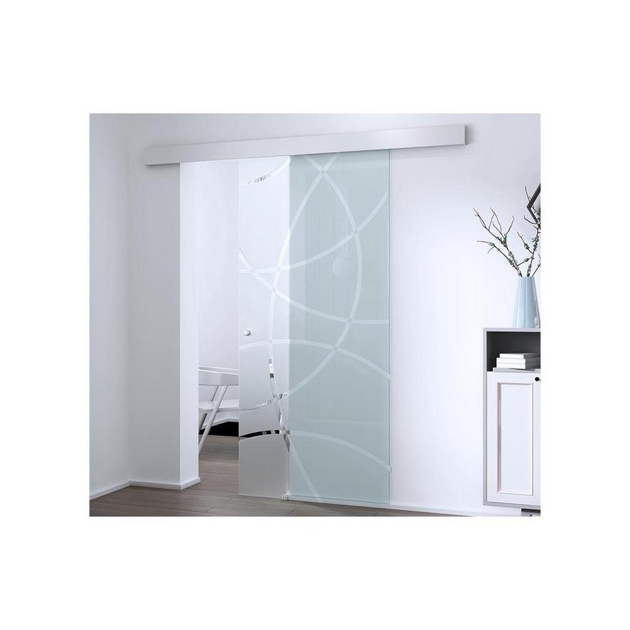 Vente-unique  Glasschiebetür Alusystem 5 93HEIDI 