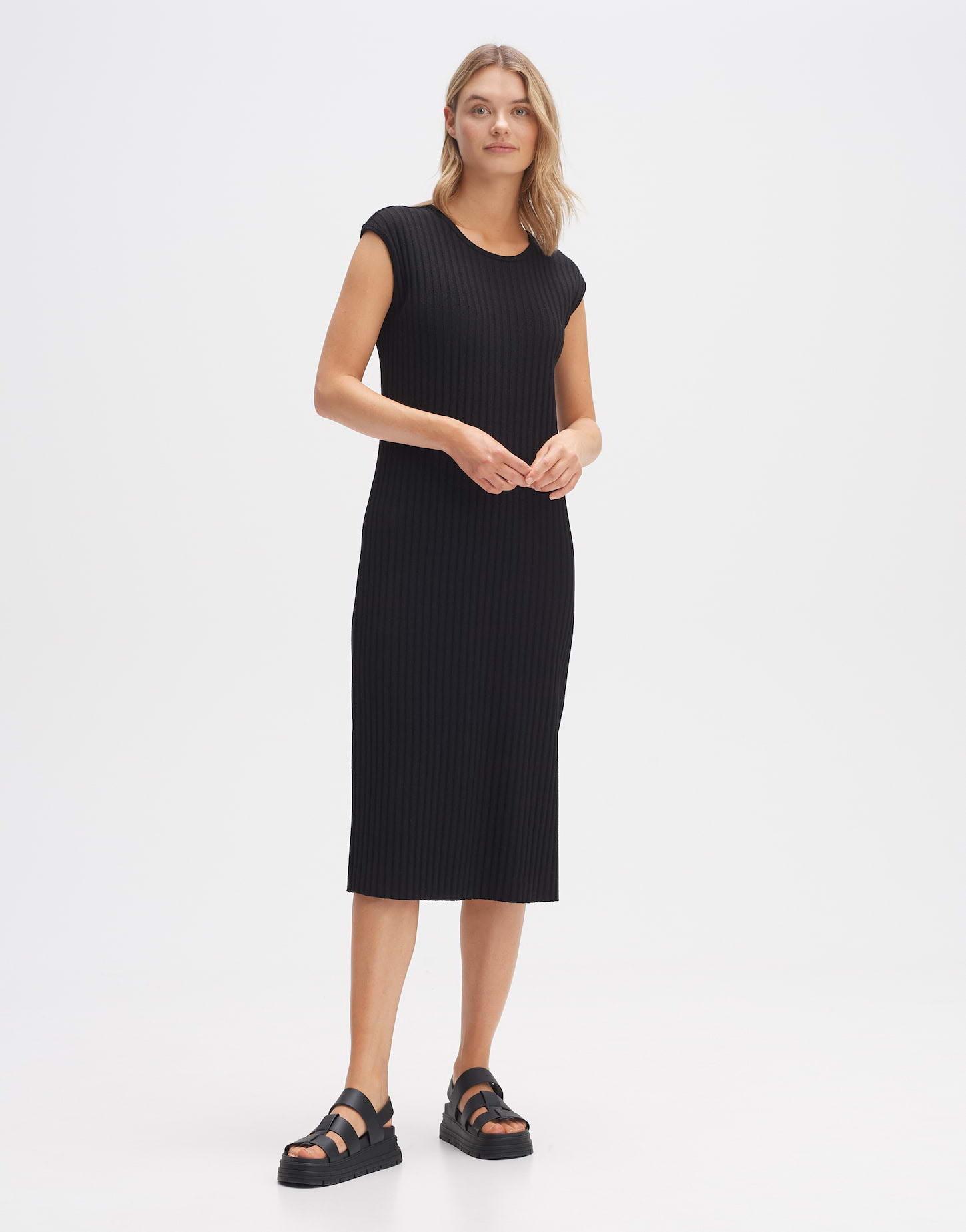 Image of Jerseykleid Winston Crisp Gerader Schnitt Damen Schwarz 44