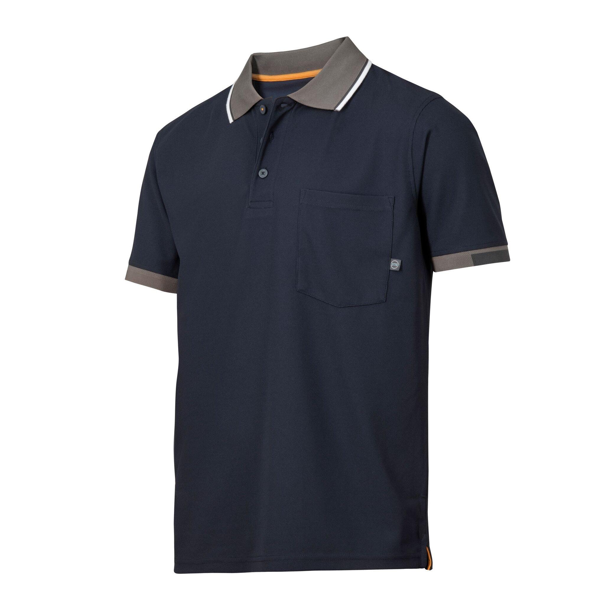 Image of Allroundwork Tech Poloshirt, Kurzärmlig Herren Marine XL