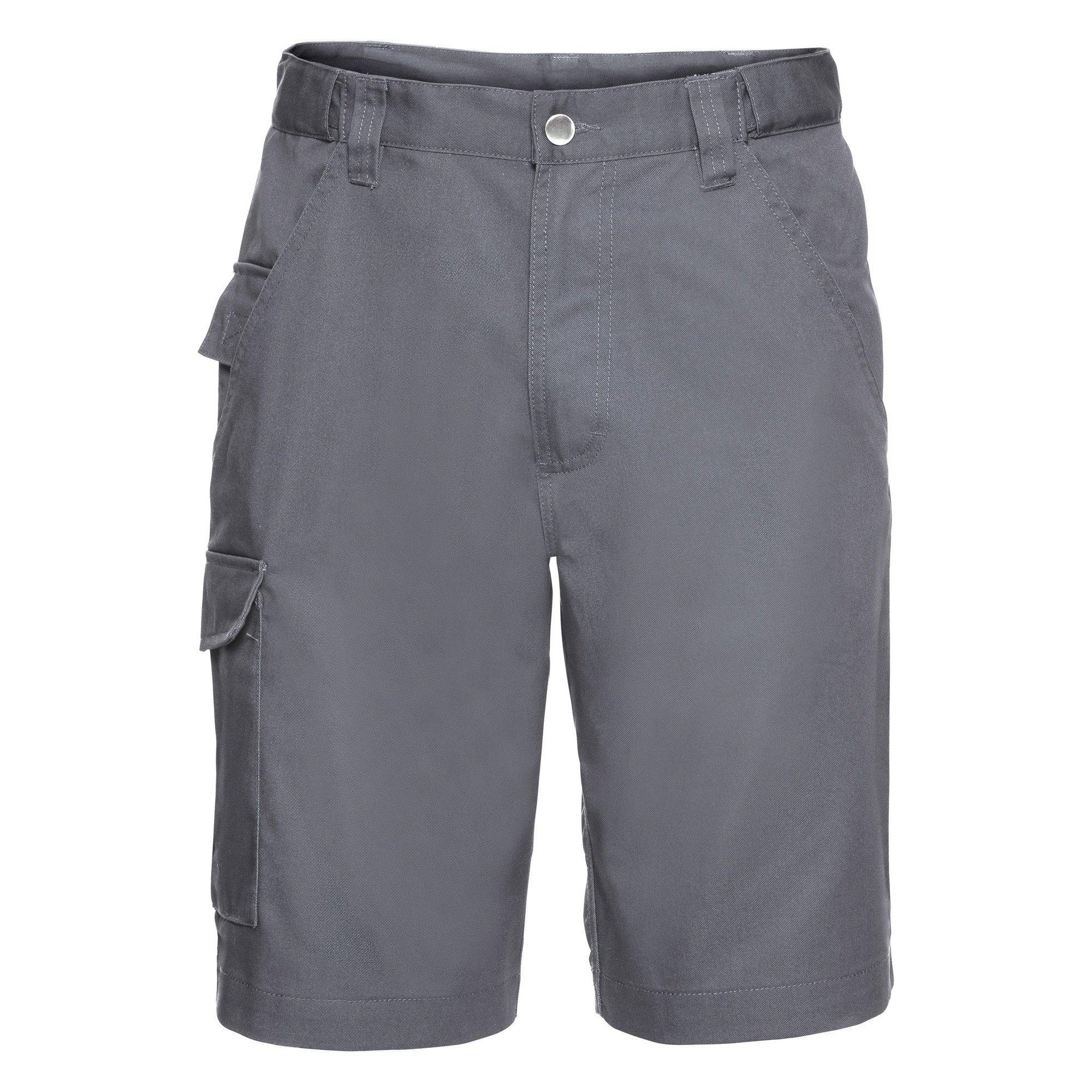 Image of Workwear Twill Shorts Cargoshorts Unisex Grau W40