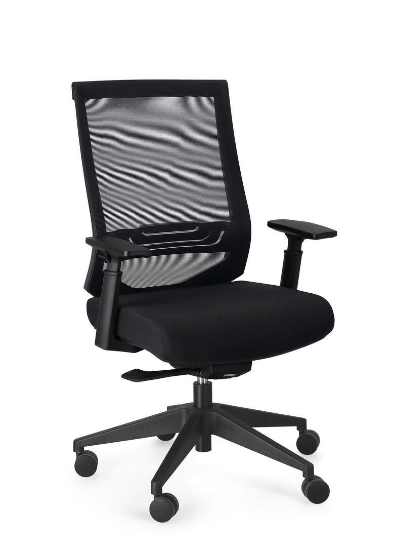 mutoni Fauteuil de bureau Marcus noir  