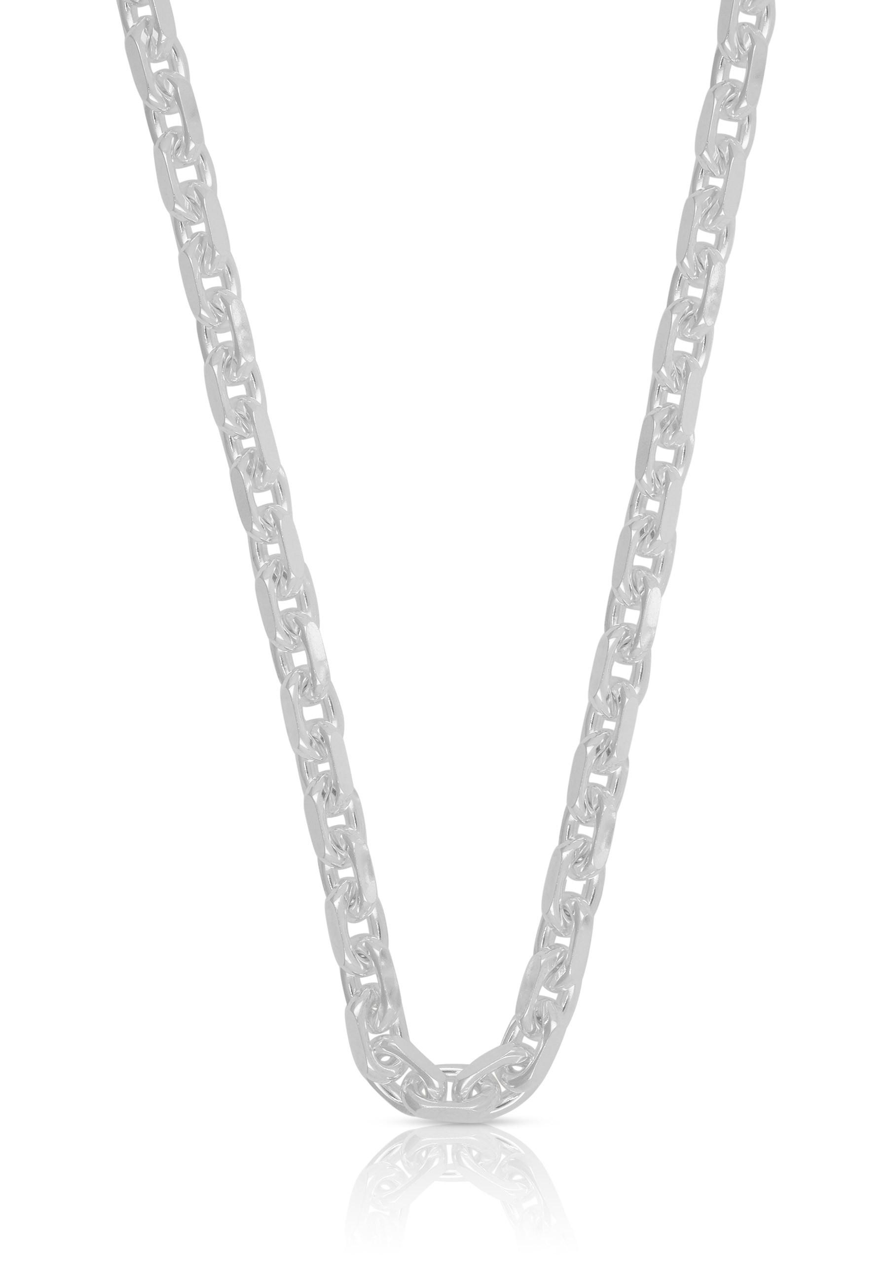 MUAU Schmuck  Collier Anker Silber 925, 4mm, 50cm 