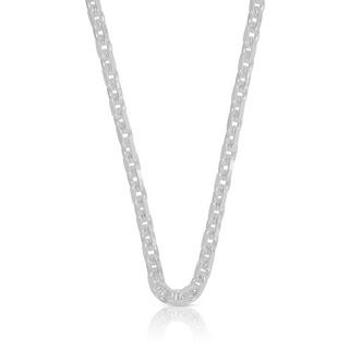 MUAU Schmuck  Collier Anker Silber 925, 4mm, 50cm 