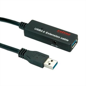 12.04.1072 USB Kabel 20 m USB 3.2 Gen 1 (3.1 Gen 1) USB A Schwarz