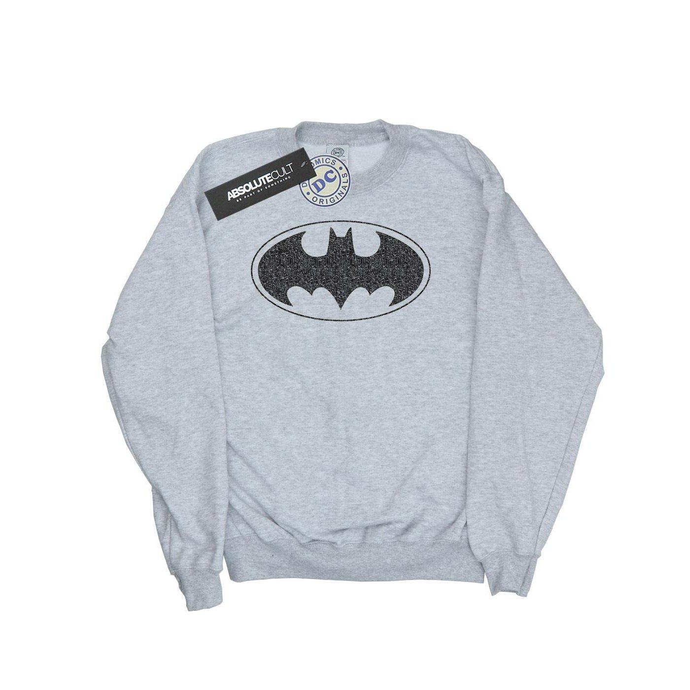 Image of Batman One Colour Logo Sweatshirt Mädchen Grau 140/146