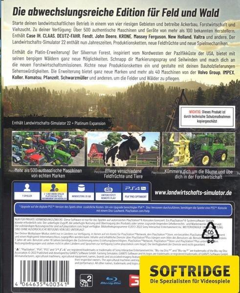 Giants Software  Landwirtschafts-Simulator 22 - Platinum Edition (Free Upgrade to PS5) 