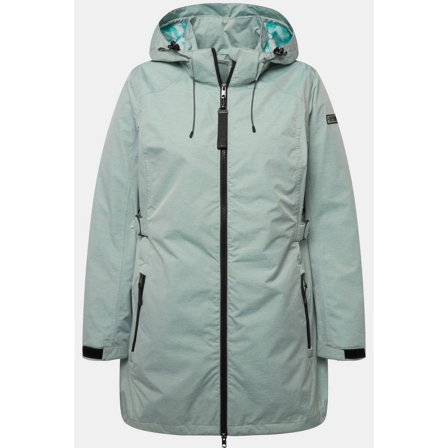 Ulla Popken HYPRAR Giacca funzionale impermeabile con cappuccio  