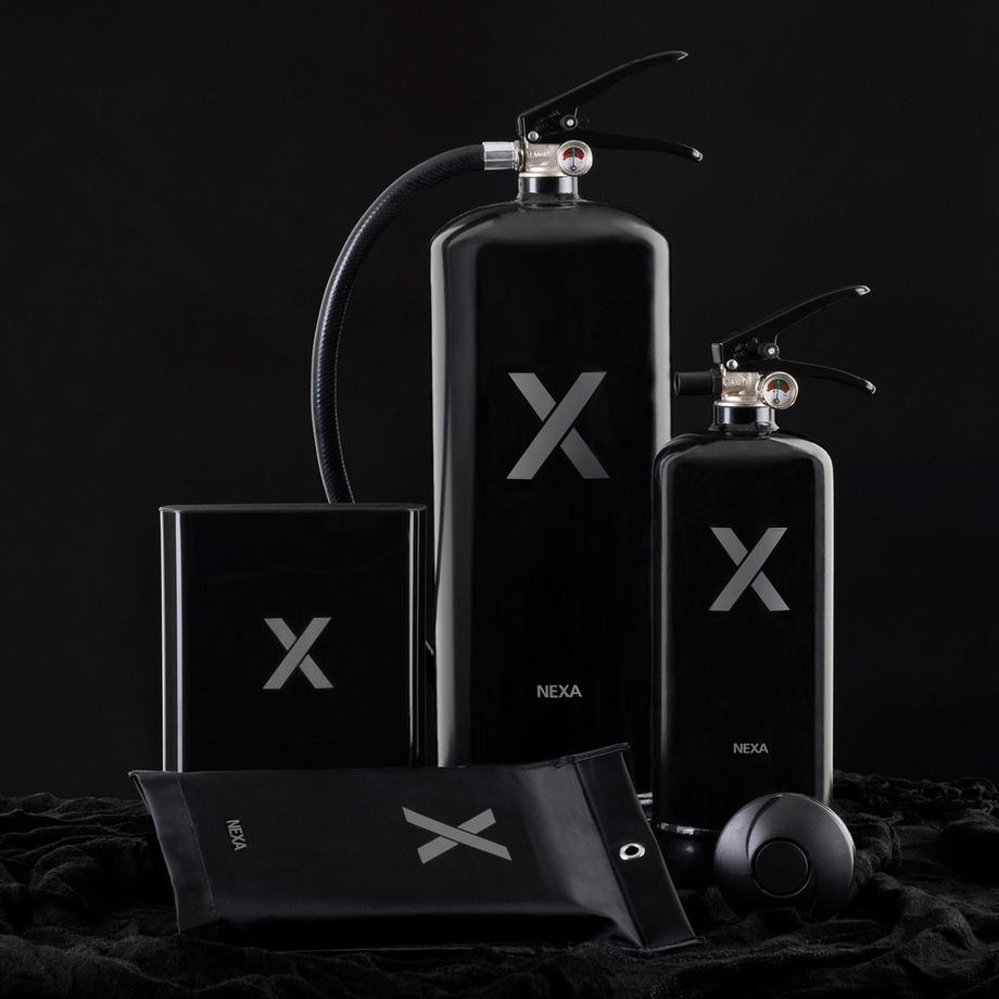 Nexa  DLSA-866/LL Optischer Feuermelder mit integrierter Batterie 10 Jahre Schwarz 