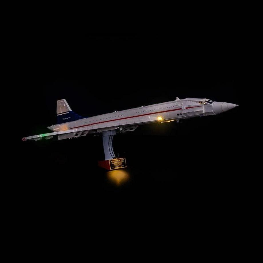 LIGHT MY BRICKS  LMB 2.0 Kit d’éclairage LED pour LEGO Icons Concorde 10318 
