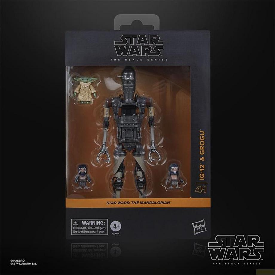 Hasbro  Star Wars: The Mandalorian Black Series Actionfiguren 2er-Pack IG-12 & Grogu 15 cm 