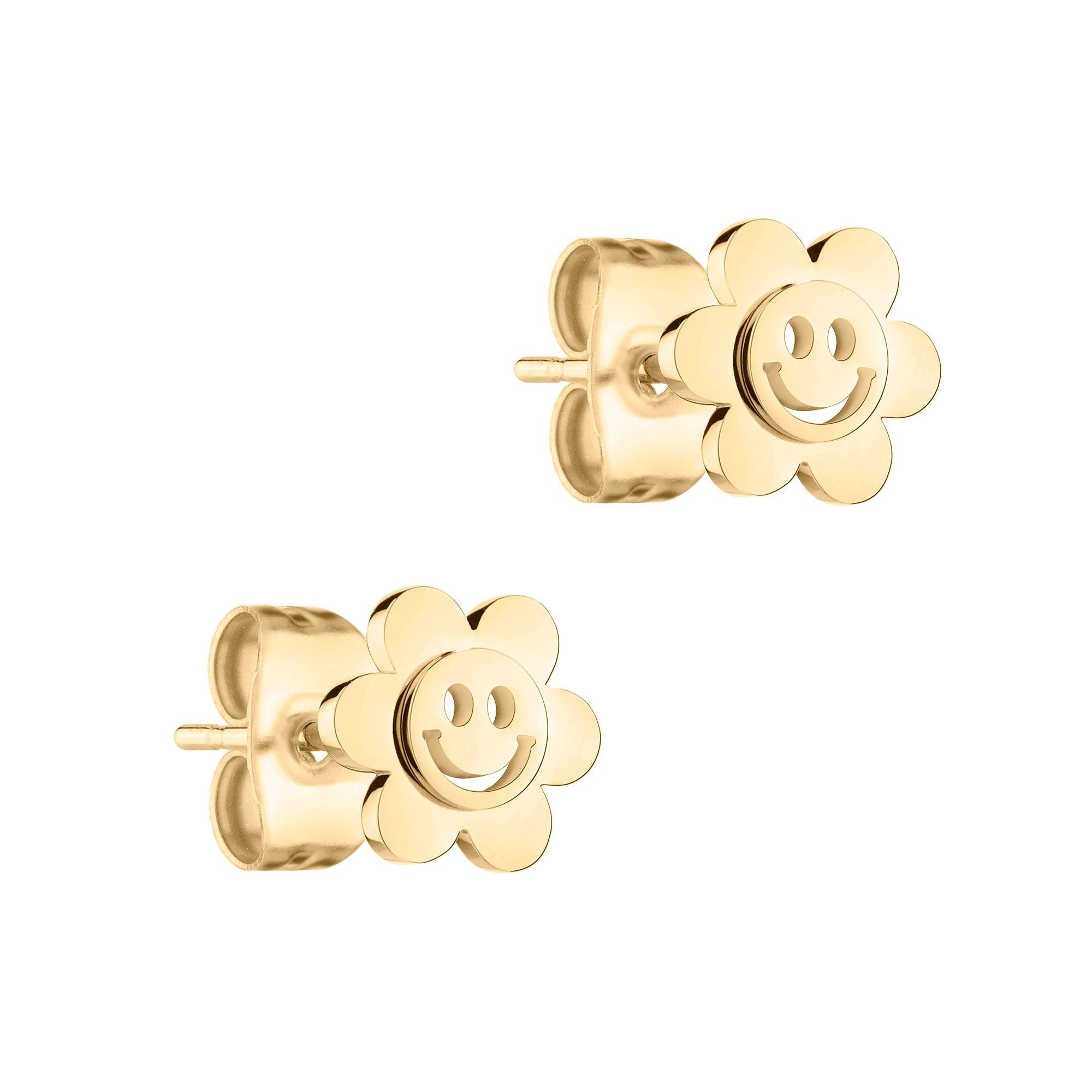 Image of Ohrstecker Im Smiley-design Unisex 8mm