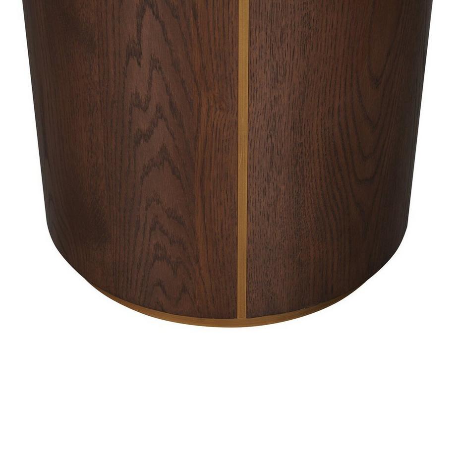 Richmond Interiors Table de salle à manger Willox brown glass 235x100  