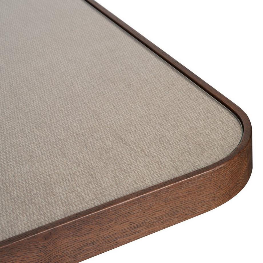 Richmond Interiors Table de salle à manger Willox brown glass 235x100  