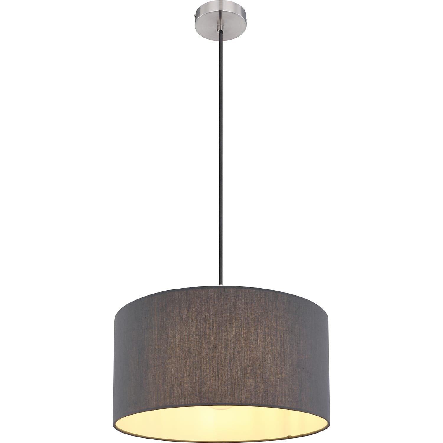 Image of Hängeleuchte Sanna Metall Nickel matt 1xE27 Hängeleuchte Sanna Metall Nickel matt 1xE27