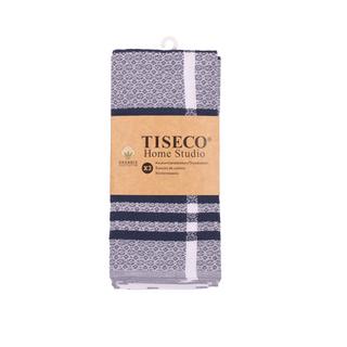 Tiseco Torchon de cuisine en coton bio, lot de 3  