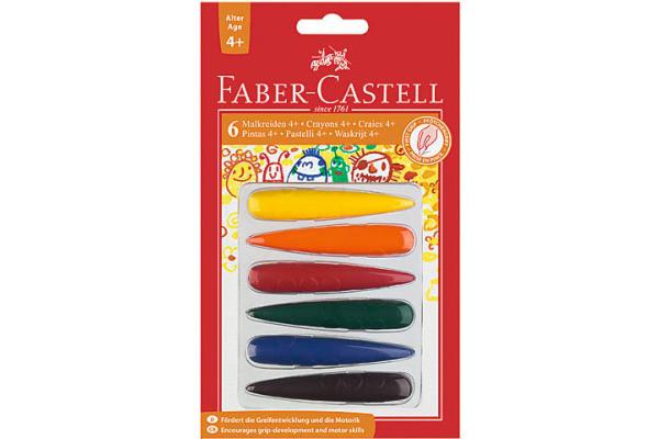 Faber-Castell Faber-Castell 120404 pastello colorato 6 pz  